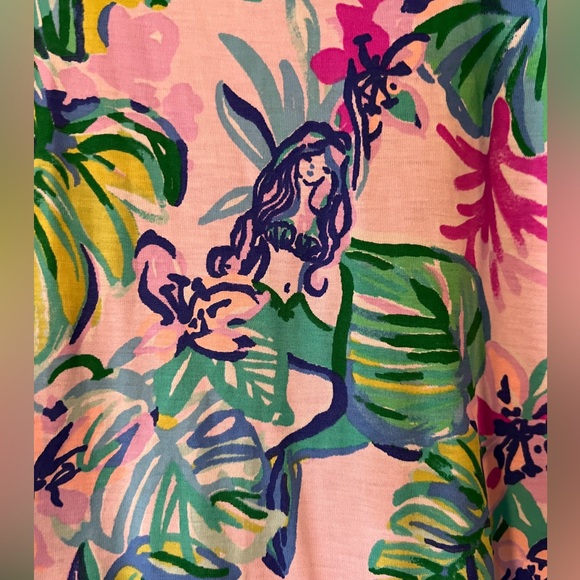 Lilly Pulitzer Billie Dress Mermaid in the Shade Size Medium EUC - Picture 3 of 8